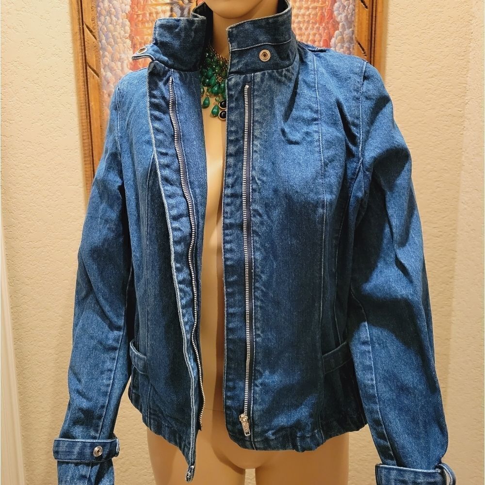 S.BII.By Bitterman Vintage 80's Women’s Blue Jean jacket